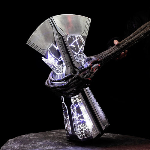 LJ Forge PU Plastic Acrylic Replica Inspired - Thor's Stormbreaker Cosplay & Display Prop, Decorative Wall Art