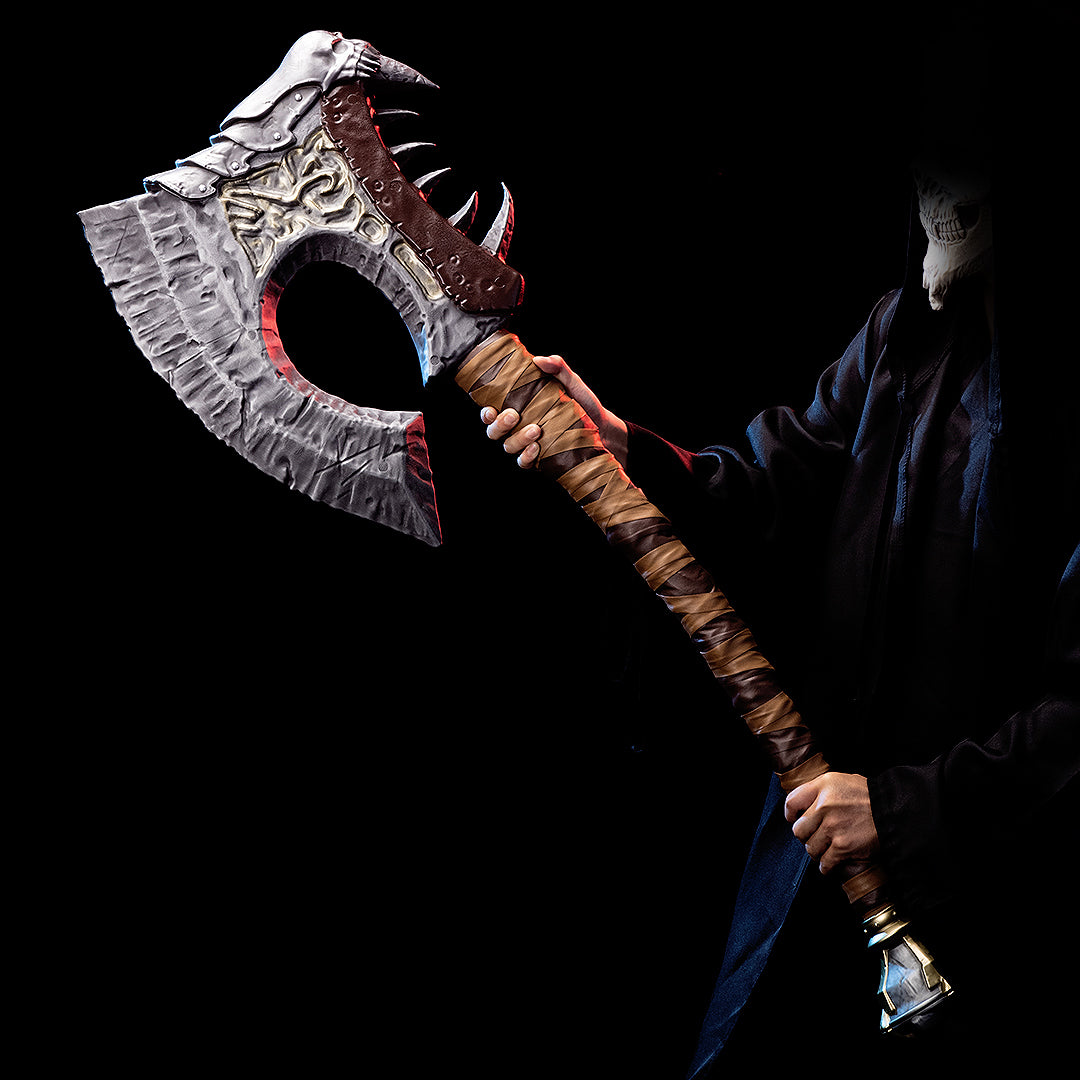LJ Forge PVC Collectible  Replica Inspired - Gorehowl Axe, Cosplay  & Display Prop, Decorative Wall Art