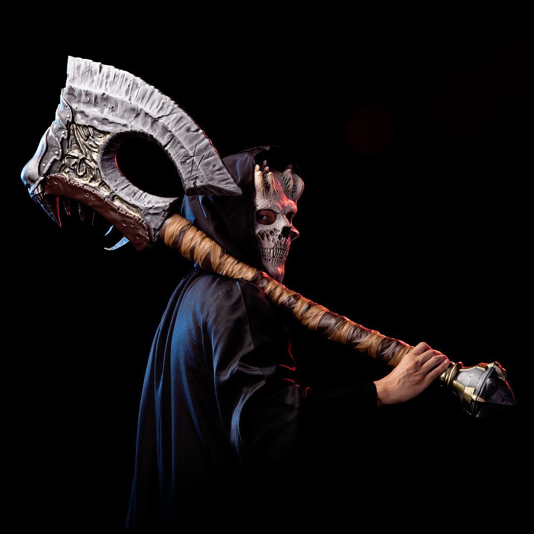 LJ Forge PVC Collectible  Replica Inspired - Gorehowl Axe, Cosplay  & Display Prop, Decorative Wall Art