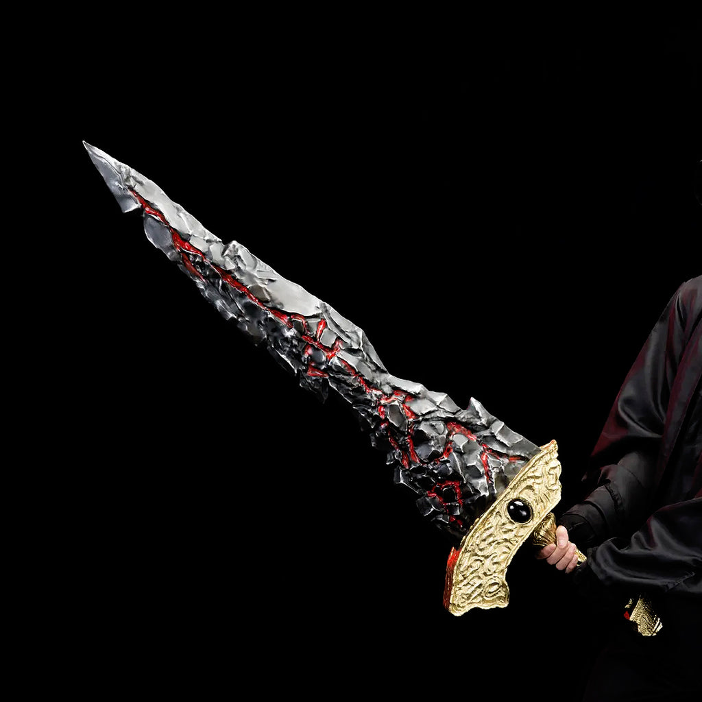 LJ Forge PVC Collectible Replica Inspired - Maliketh's Black Blade Cosplay & Display Prop, Decorative Wall Art