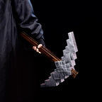 LJ Forge PVC Sammler-Replik inspiriert – Pixelige Spitzhacken-Cosplay- und Ausstellungs-Requisite, dekorative Wandkunst