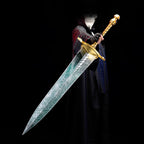 LJ Forge PVC Collectible Replica Inspired - Moonlight Greatsword  Cosplay & Display Prop, Decorative Wall Art