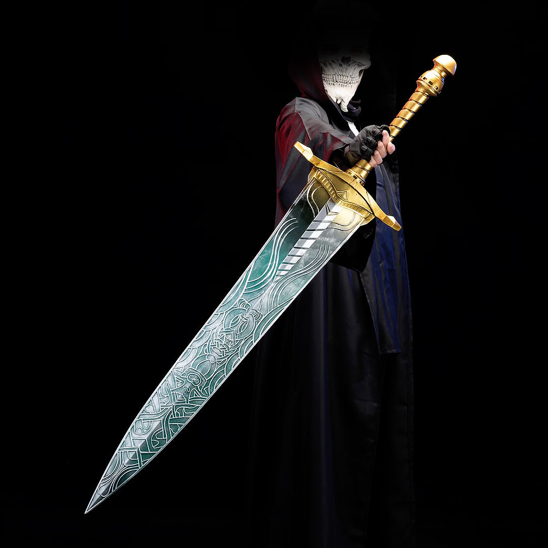 LJ Forge PVC Collectible Replica Inspired - Moonlight Greatsword  Cosplay & Display Prop, Decorative Wall Art