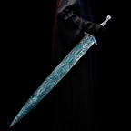 LJ Forge PVC Collectible Holy Moonlight Sword Replica Inspired - Ludwig Cosplay & Display Prop, Decorative Wall Art