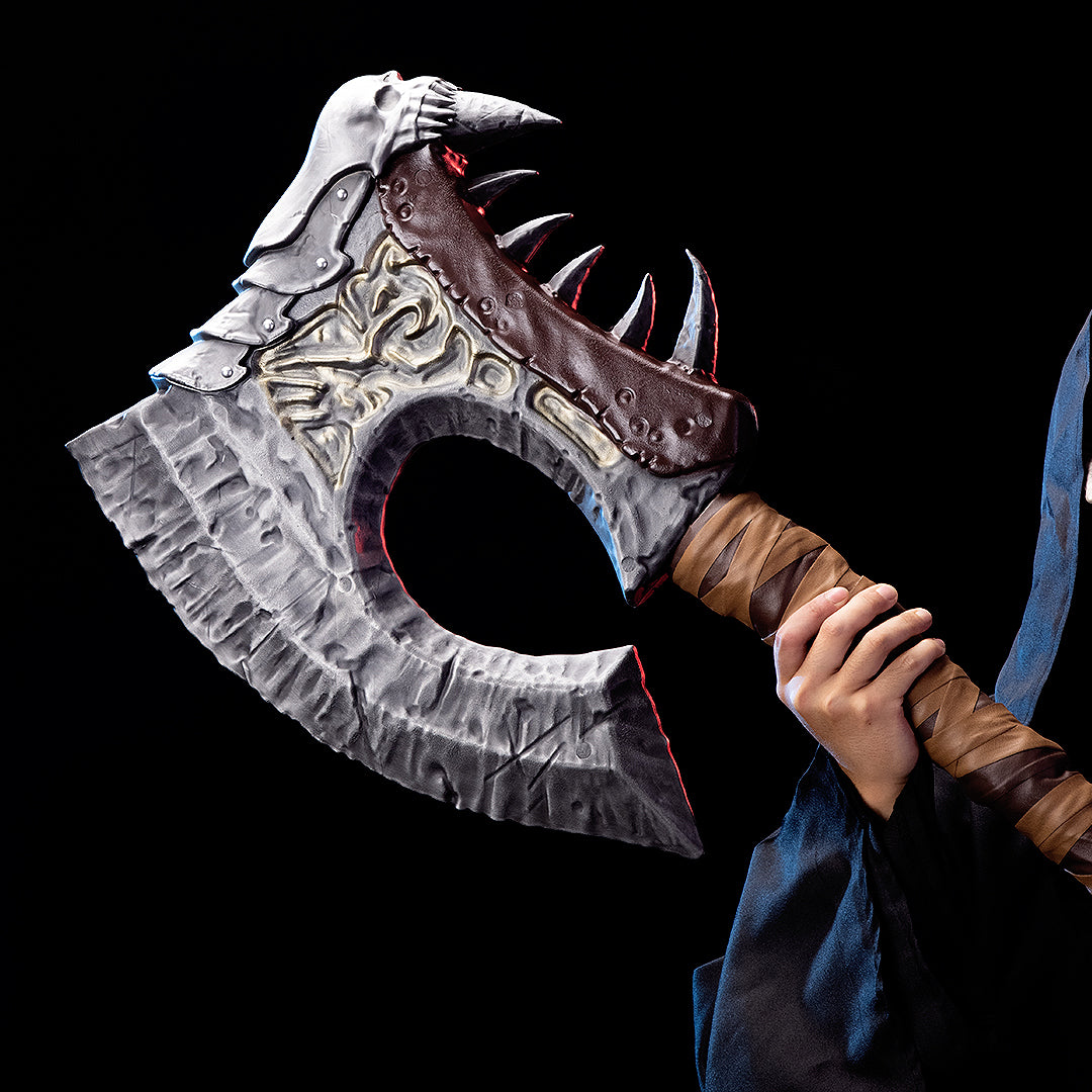 LJ Forge PVC Collectible  Replica Inspired - Gorehowl Axe, Cosplay  & Display Prop, Decorative Wall Art