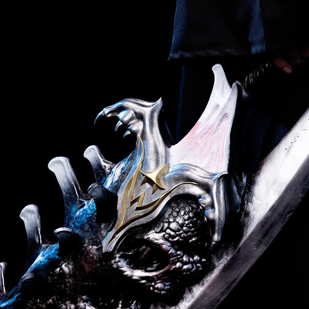 LJ Forge Devil Sword Sparda Replica Inspired - DMC  PVC Construction Cosplay & Display Prop, Not a Weapon