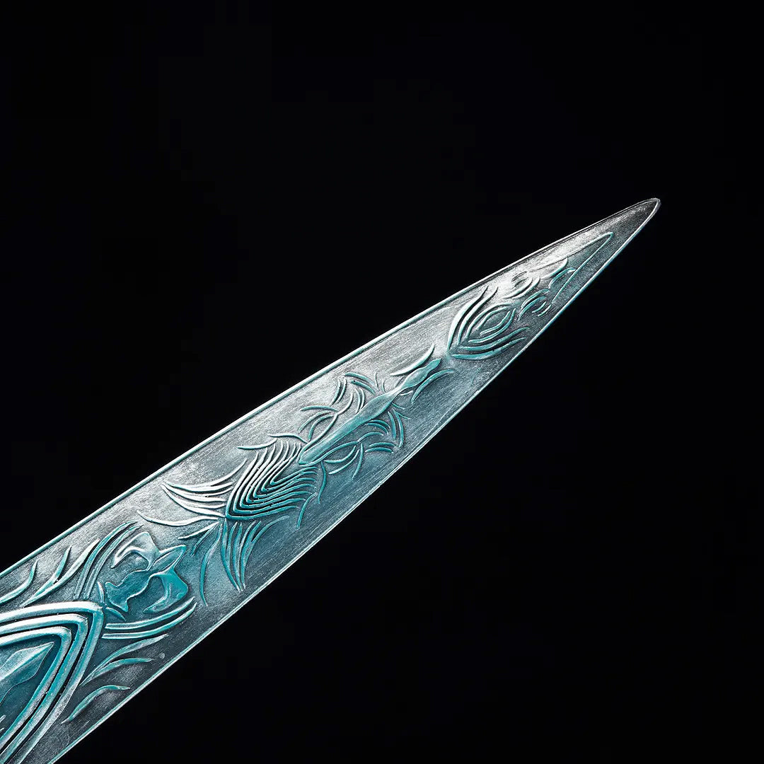 LJ Forge PVC Collectible Holy Moonlight Sword Replica Inspired - Ludwig Cosplay & Display Prop, Decorative Wall Art