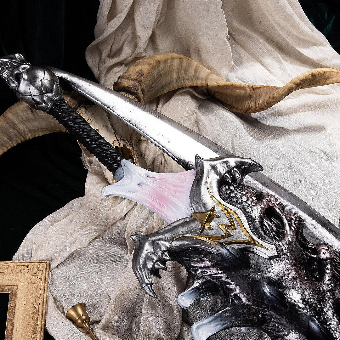 LJ Forge Devil Sword Sparda Replica Inspired - DMC  PVC Construction Cosplay & Display Prop, Not a Weapon