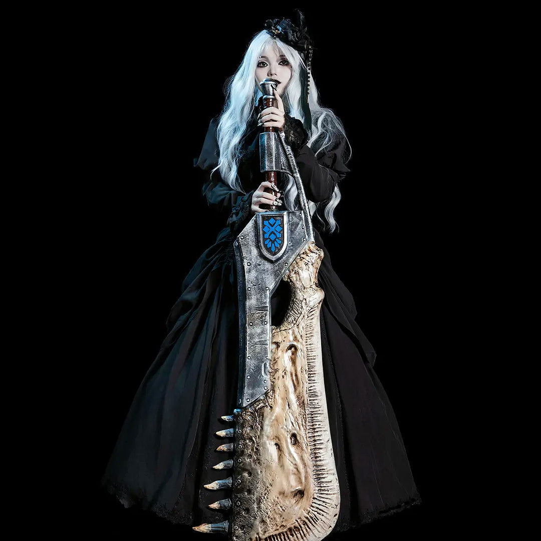 LJ Forge PVC Collectible Replica - Inspired Giant Jawblade, For Display, Premium Collectible,  Decorative Wall Art