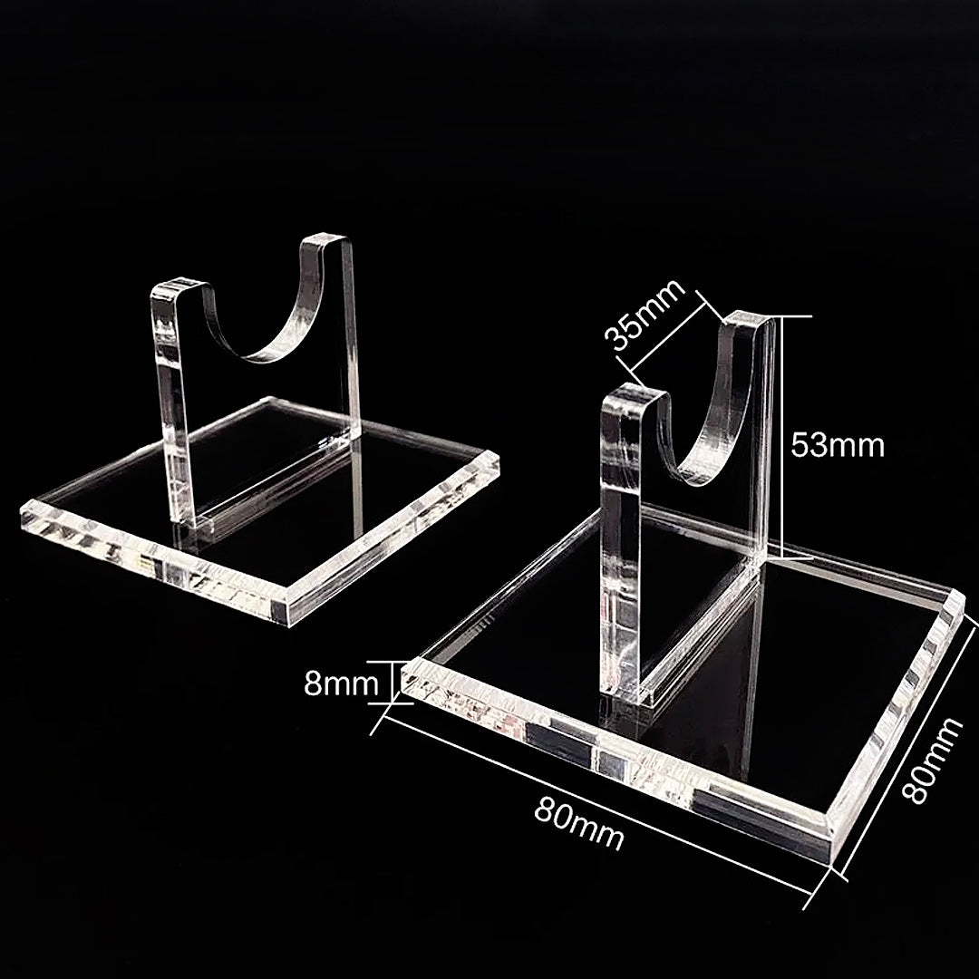 LJ Forge Acrylic Display Stand - Clear  Rack for Swords, Daggers & Collectibles
