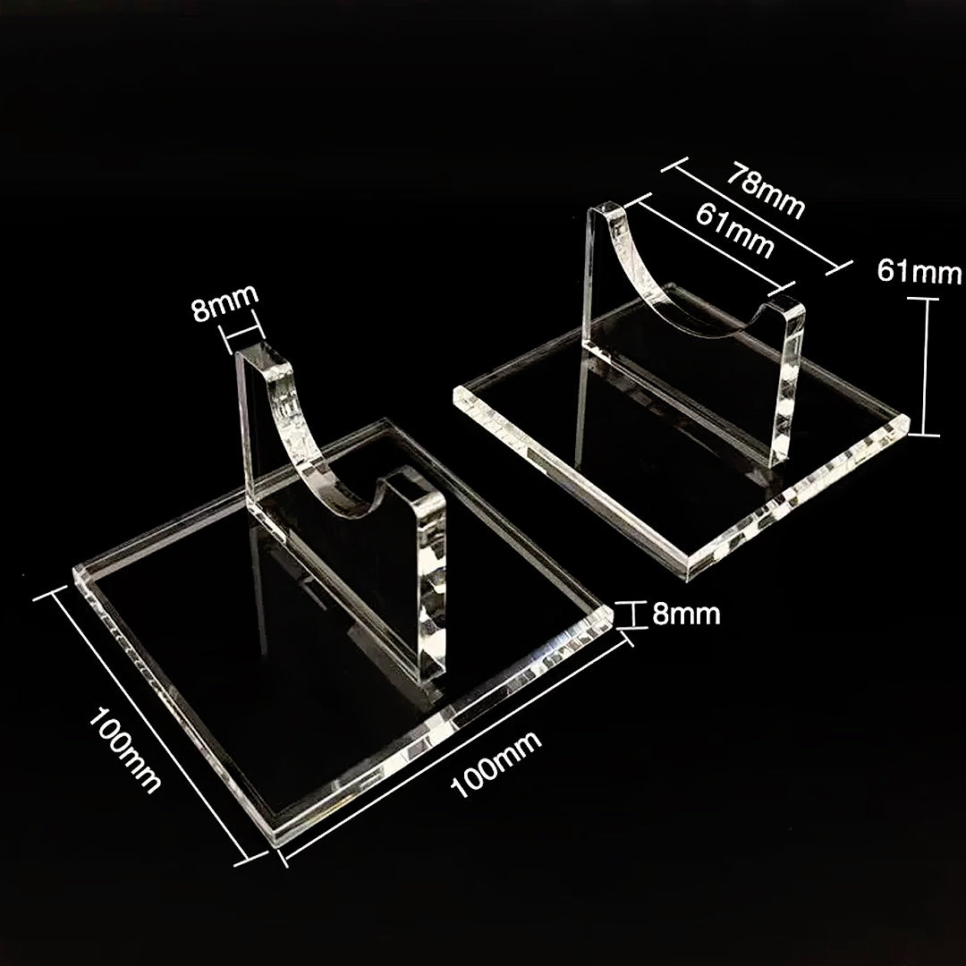 LJ Forge Acrylic Display Stand - Clear  Rack for Swords, Daggers & Collectibles