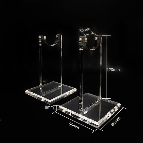 LJ Forge Acrylic Display Stand - Clear  Rack for Swords, Daggers & Collectibles