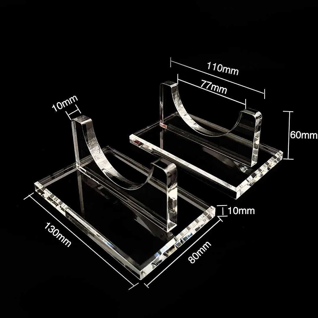 LJ Forge Acrylic Display Stand - Clear  Rack for Swords, Daggers & Collectibles