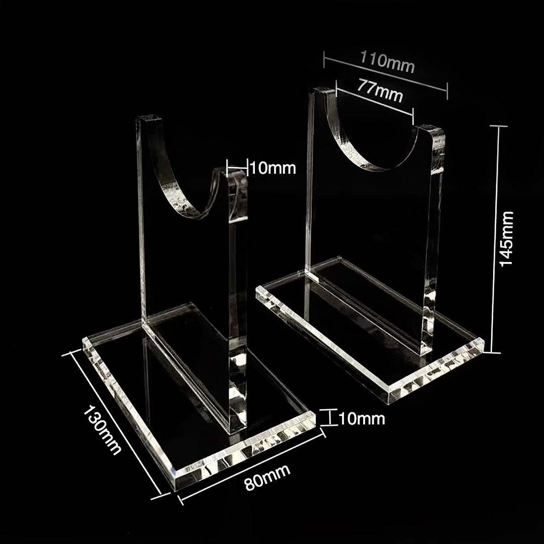 LJ Forge Acrylic Display Stand - Clear  Rack for Swords, Daggers & Collectibles